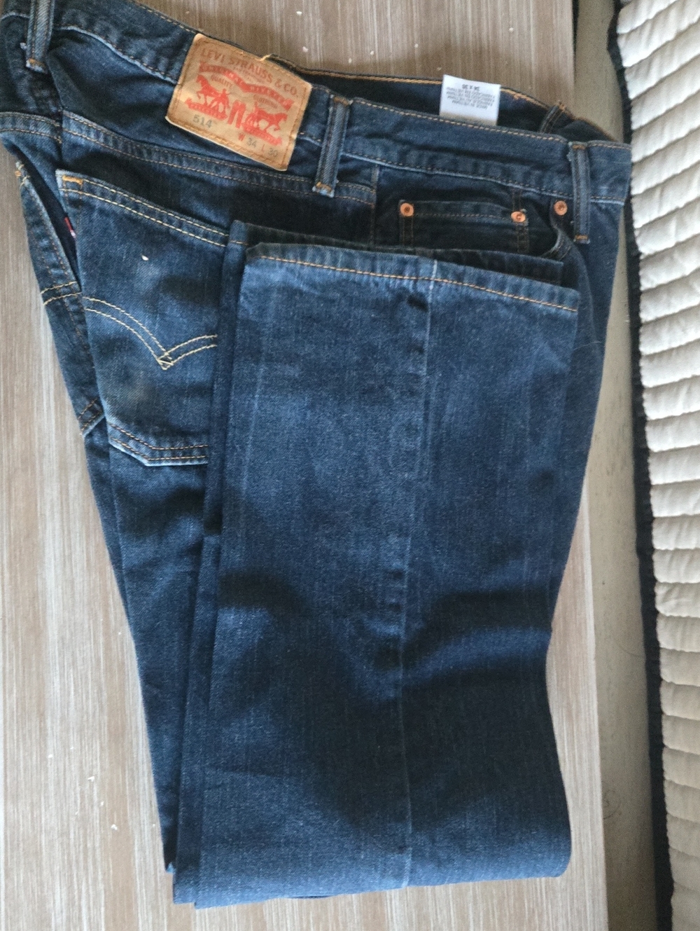 Levi's Men's Straight-Leg Jeans in Dark Indigo